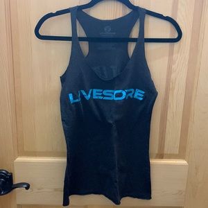 NWOT. LiveSore racer back tank. Small.